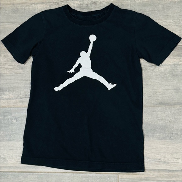 Jordan Black Tee with Iconic White Logo - Picture 1 of 1